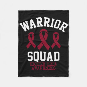 Warrior Squad - Sichelzellenbewusstsein Monat Burg Fleecedecke