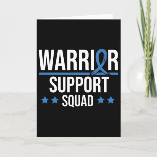 Warrior Support Squad Diabetes Awareness  Karte (Vorderseite)