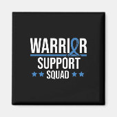 Warrior Support Squad Diabetes Awareness Magnet (Vorne)