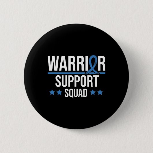 Warrior Support Squad Diabetes-Bewusstsein Button (Vorderseite)