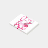 Warrior Support Squad Dragonfly Breast Cancer Awar Post-it Klebezettel (angewinkelt)