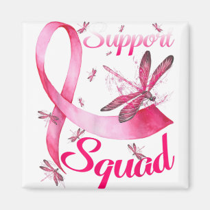 Warrior Support Squad Dragonfly Brustkrebs-Bewusst Magnet