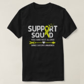 Warrior Support Squad Ewings Sarcoma Bewusstsein F T-Shirt (Design vorne)