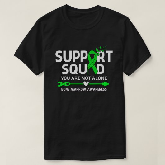 Warrior Support Squad Knochenmarkenbewusstsein T-Shirt (Design vorne)