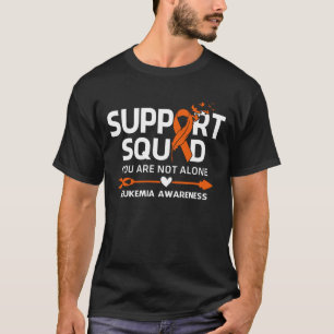 Warrior Support Squad Leukämie Bewusstsein Feder T-Shirt
