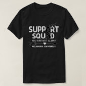 Warrior Support Squad Melanoma Awareness Fether T-Shirt (Design vorne)