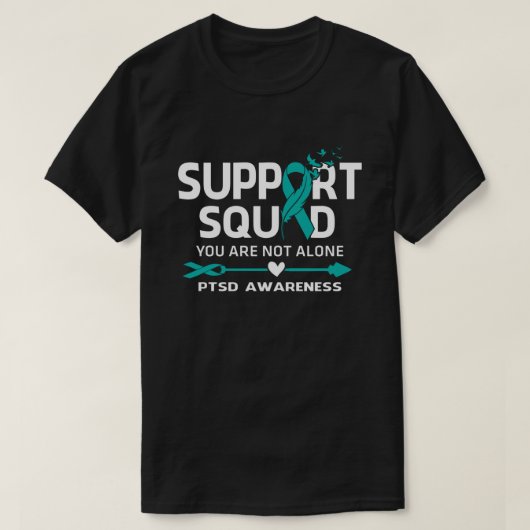 Warrior Support Squad PTSD Sensibilisierungsfunkti T-Shirt (Design vorne)
