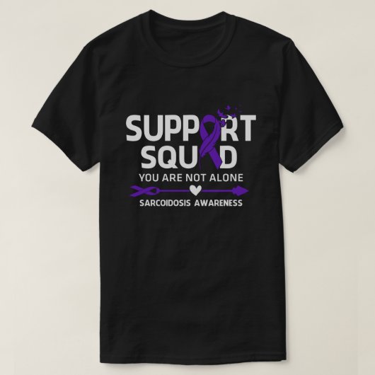 Warrior Support Squad Sarcoidose Bewusstsein Fethe T-Shirt (Design vorne)