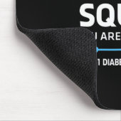 Warrior Support Squad Typ-1-Diabetes-Bewusstsein F Mousepad (Ecke)
