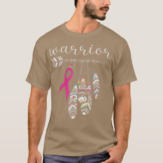 Warrior Survivor Fighter Pink Ribbon Warrior Breas T-Shirt