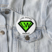 Warrior-Taste für Lyme-Krankheit Button (Beispiel)