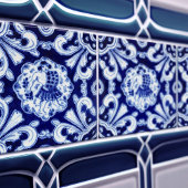 Warrior Tile Palau de Maricel Sitges Reproduction Fliese