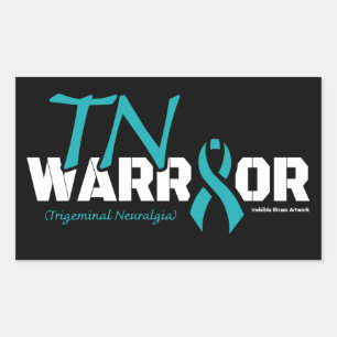 WARRIOR...TN RECHTECKIGER AUFKLEBER