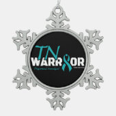 WARRIOR...TN SCHNEEFLOCKEN Zinn-Ornament (Vorderseite)