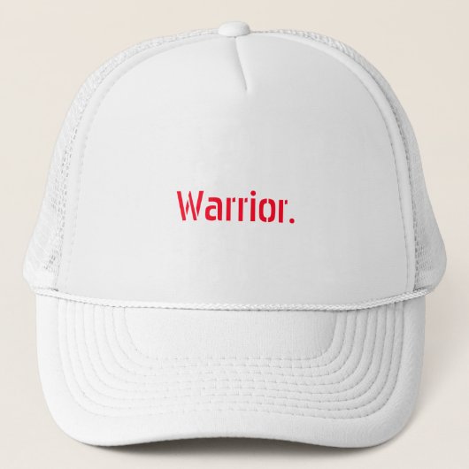 Warrior Trucker Hat Truckerkappe (Vorderseite)