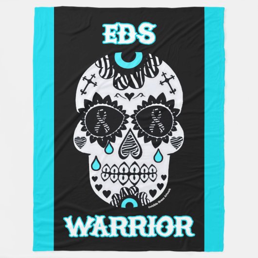 Warrior/Zuckerschädel...EDS Fleece Blanket (Vorderseite)