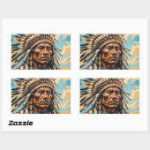 WARRIOREN 11 RECHTECKIGER AUFKLEBER (Blatt)