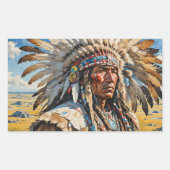 WARRIOREN 12 RECHTECKIGER AUFKLEBER (Vorderseite)