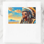 WARRIOREN 6 RECHTECKIGER AUFKLEBER (Tasche)