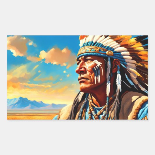 WARRIOREN 6 RECHTECKIGER AUFKLEBER (Vorderseite)