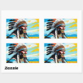 WARRIOREN 9 RECHTECKIGER AUFKLEBER (Blatt)