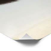 Warriorin auf einem Strauß Poster (Ecke)