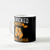 Warriorin Picked a Fight Multiple Sklerose Aware Kaffeetasse (Vorderseite Links)
