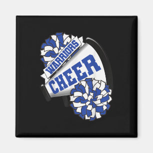 Warriors Cheer Zurück zur Schule Cheerleading-Geis Magnet
