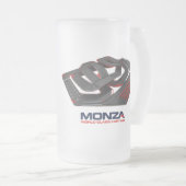 WARRIORS CUP BIER TASSE MIT MONZA TRACK LAYOUT (VorderseiteRechts)