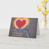 Warrior's Heart Grußkarte Karte (Gelbe Blume)