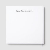 Warriors-Notebook Gästebuch (Rückseite)