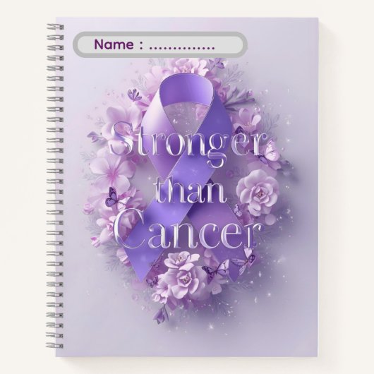 Warriors of Hope Strength Notebook – Inspirational Notizblock (Vorderseite)
