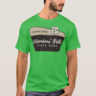 Warriors Path State Park Tennessee Willkommensschi T-Shirt