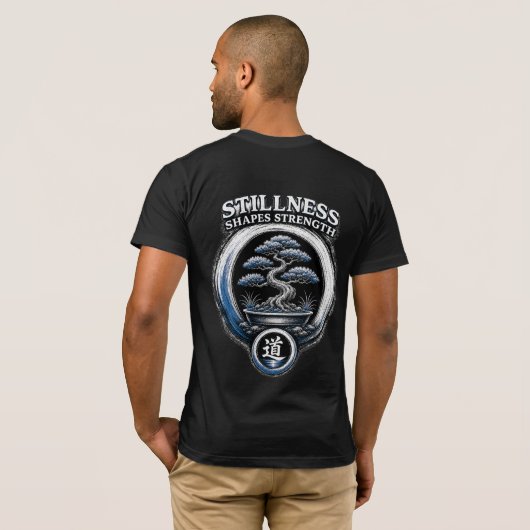 Warrior's Path Stillness Shapes Strength T-Shirt (Schwarz voll)