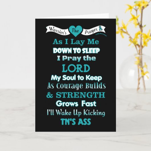 Warrior's Prayer...TN Karte (Gelbe Blume)