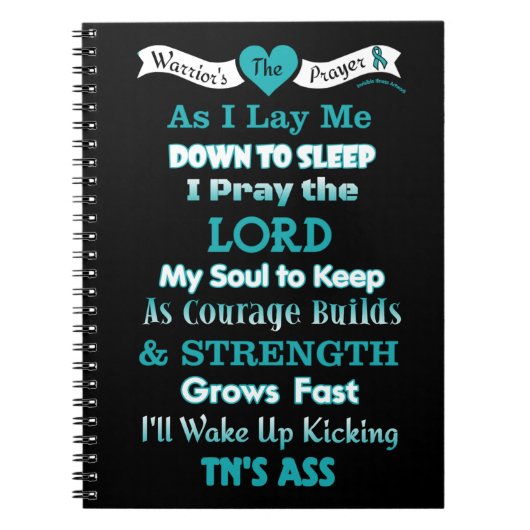 Warrior's Prayer...TN Notizblock (Vorderseite)