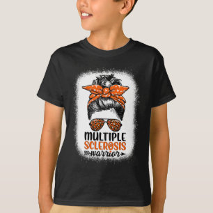 Warriy Messy Bun - Multiple Sklerose Awareness T-Shirt
