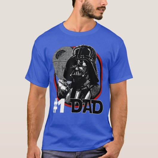 Wars Fathers Day Darth 1 Dad T-Shirt (Vorderseite)
