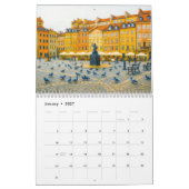 Warsaw Calendar – Hand-Drawn Landmarks Kalender (Jan 2027)
