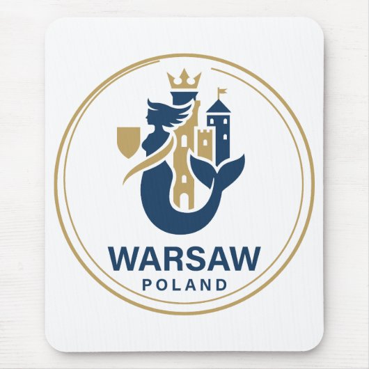 Warsaw Poland Europe Mousepad (Vorne)