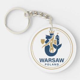 Warsaw Poland Europe Schlüsselanhänger