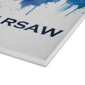 Warsaw Poland Schneidebrett (Ecke)