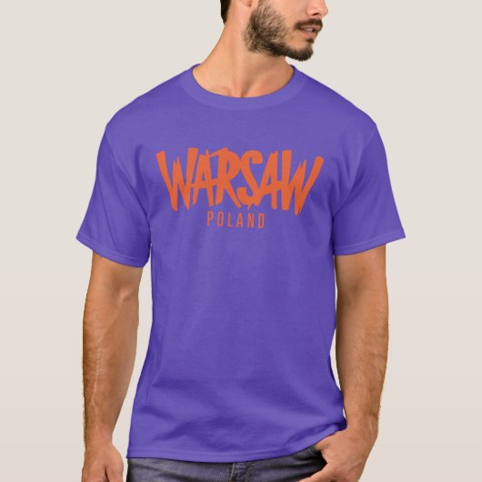 Warsaw Poland Souvenir family T-Shirt (Vorderseite)