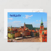 Warsaw Postcard Postkarte (Vorne/Hinten)