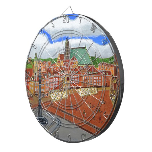 Warschau-Altstadt Dartscheibe (Vorderseite rechts)