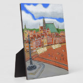 Warschau-Altstadt Fotoplatte (Seite)
