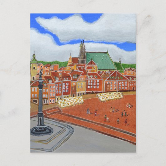 Warschau-Altstadt Postkarte (Vorderseite)