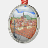 Warschau-Altstadt Silbernes Ornament (Links)
