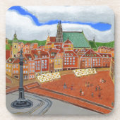 Warschau-Altstadt Untersetzer (Vorderseite)