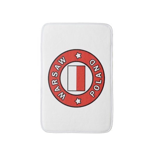 Warschau Badematte (Vorderseite Vertikal)